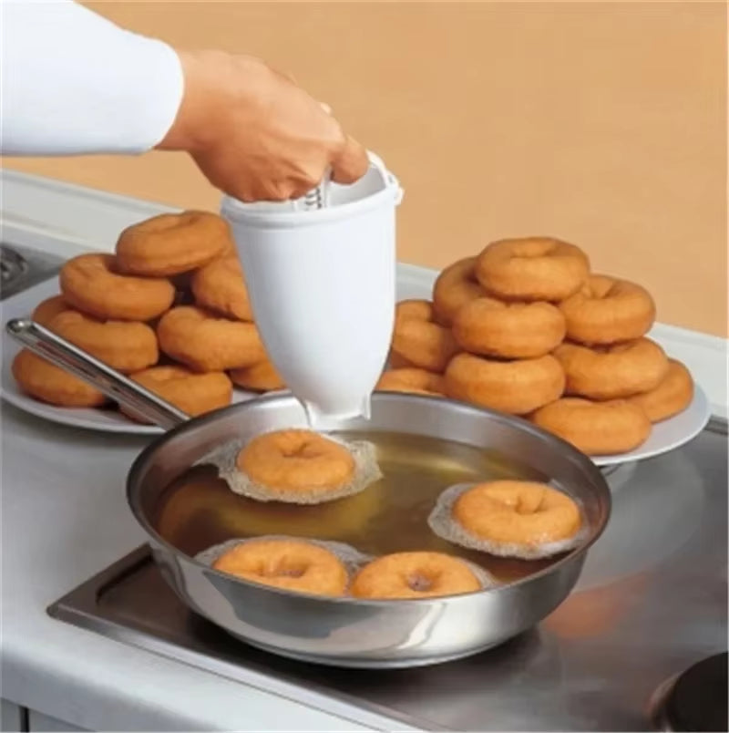 DIY Confectionery Pastry Baking Tools Donut Maker Dispenser Donut Making Artifact Creative Dessert Gadget Bakeware Cooking Tool