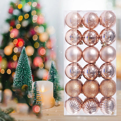 Christmas Room Decoration 36Pcs Christmas Ornaments for Xmas Christmas Tree Shatterproof Christmas Navidad Liquidaciones Ofertas